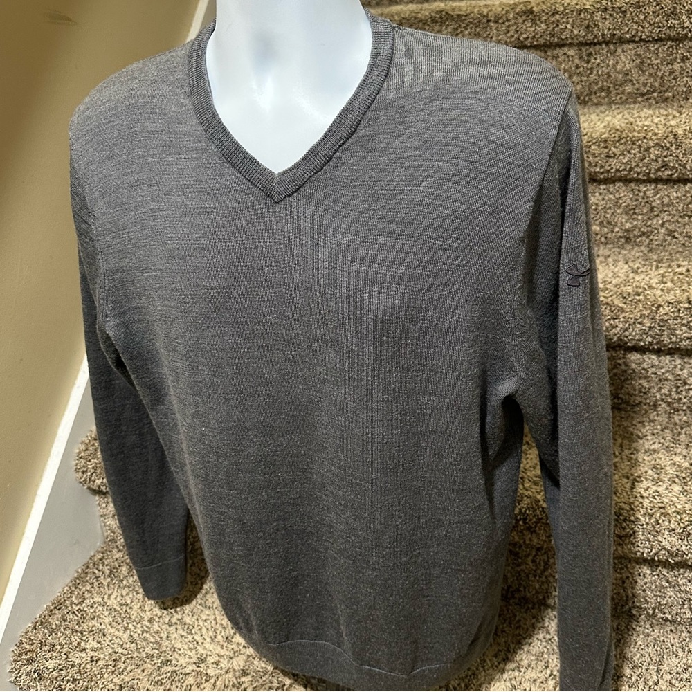Timeless *UNDER ARMOUR* lightweight thin smooth casual golf ⛳️ sweater - mens M